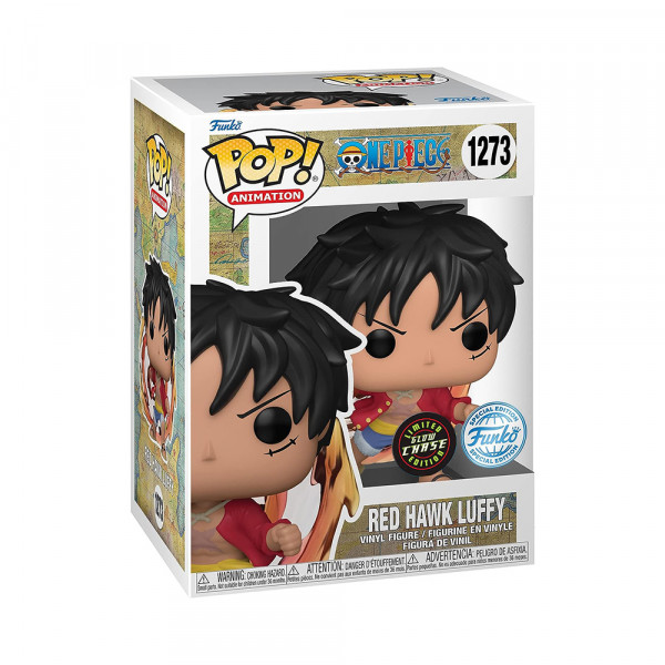 Funko POP! One Piece: Red Hawk Luffy (Chase Glow Limited Edition)